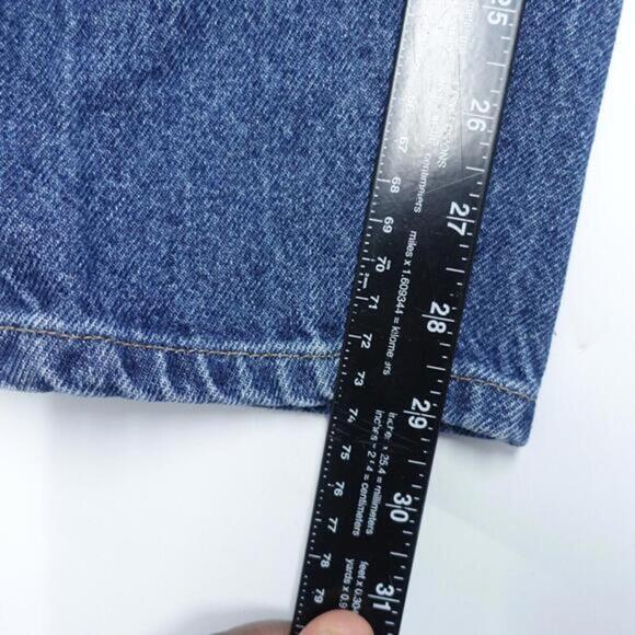 Gitano Mom Jeans Women's 18 Petite Blue Medium Wash Denim Tapered Leg Classic - Picture 2 of 9